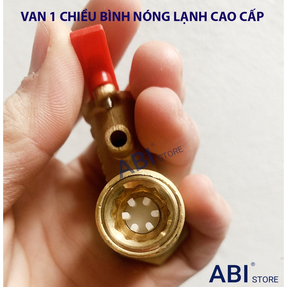 VAN 1 CHIỀU BÌNH NÓNG LẠNH ITALY VÀ VAN NƯỚC 1 CHIỀU CAO CẤP