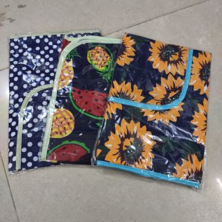 Tạp dề 2 lớp hoa