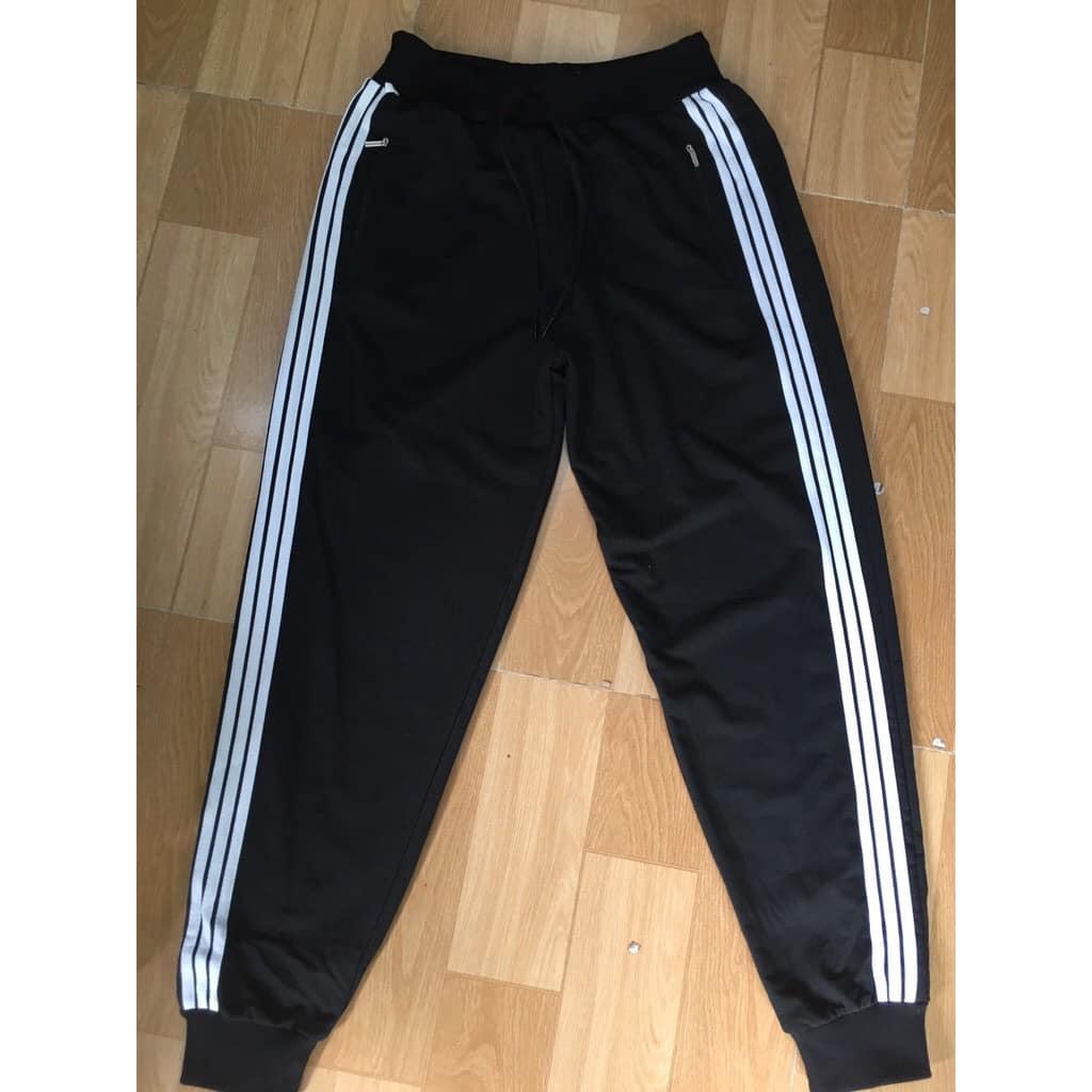 Quần jogger khóa kéo unisex bigsize 38-105kg nam nữ - Quần thể thao túi có khóa kéo nam nữ bigsize