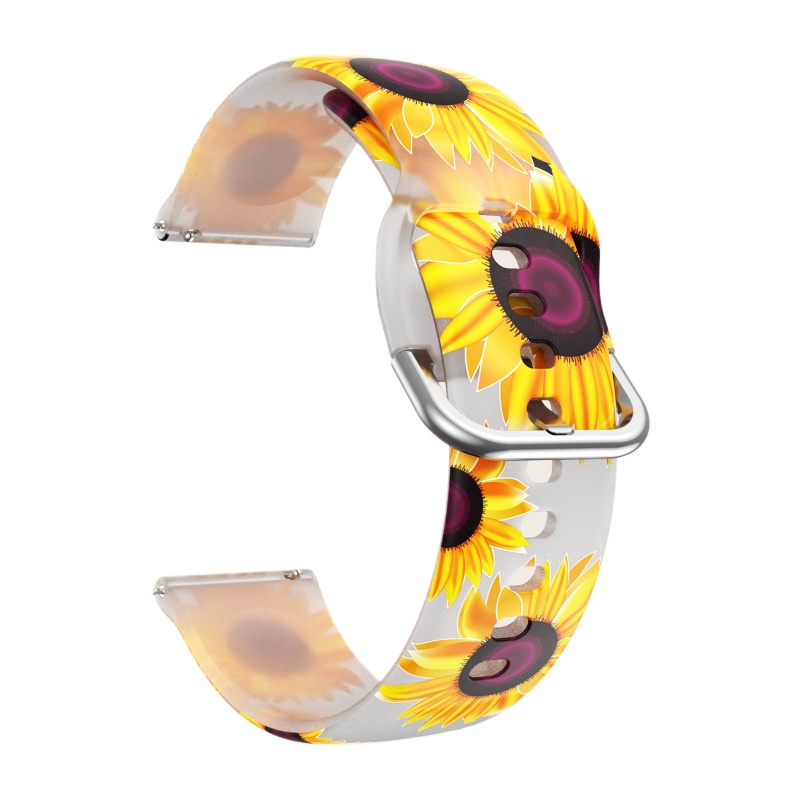 Dây Đeo Đồng Hồ Thể Thao Bằng Silicone Chống Nước &amp; Mồ Hôi 4 20mm