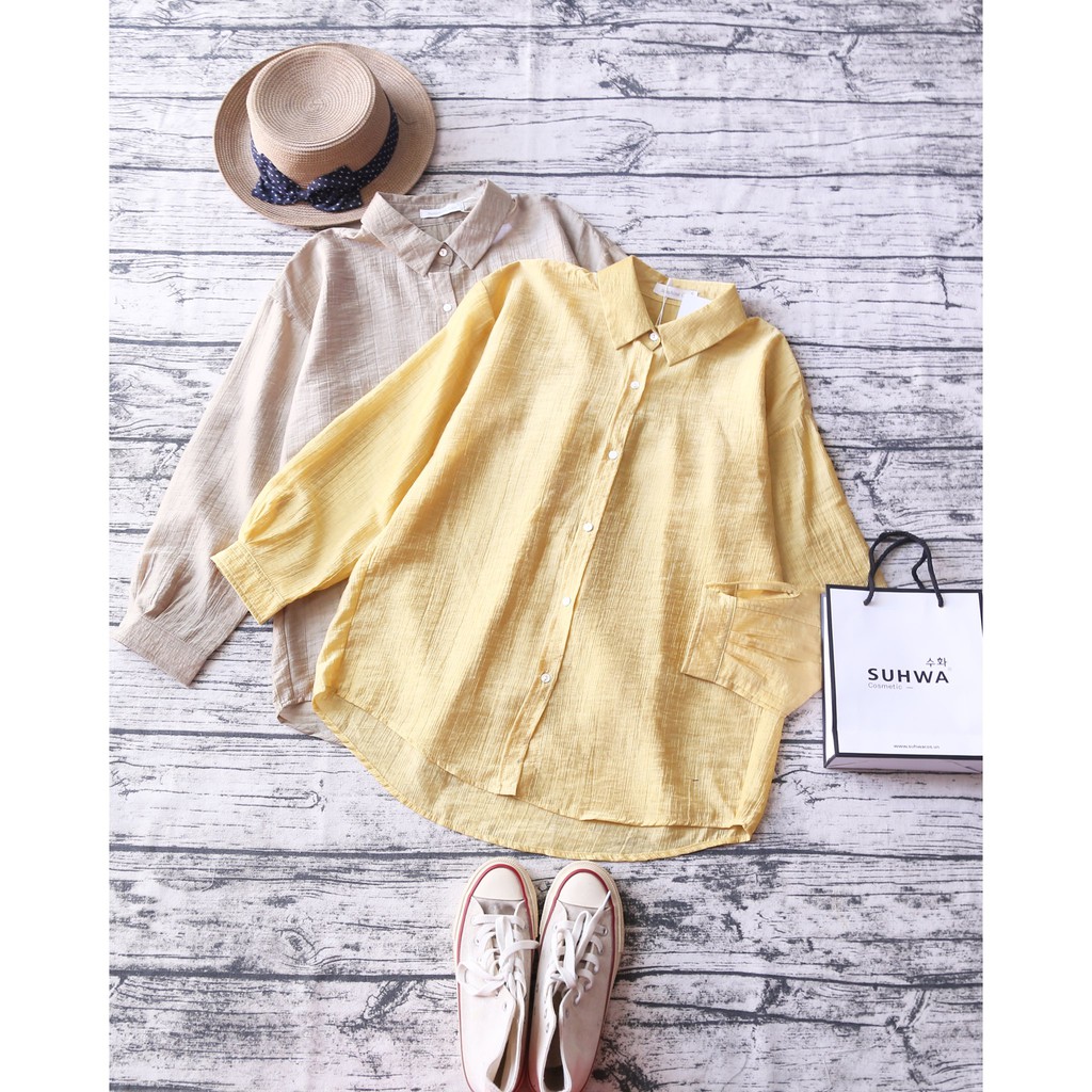 ÁO SƠ MI BASIC VẠT HIGHLOW