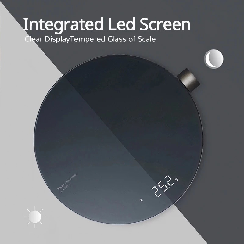 Xiaomi hoto Cân Điện Tử Thông Minh Màn Hình led Kỹ Thuật Số Cho Nhà Bếp