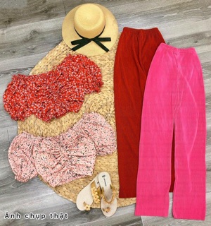 SET ÁO HOT RÚT + QUẦN DẬP LY #185k