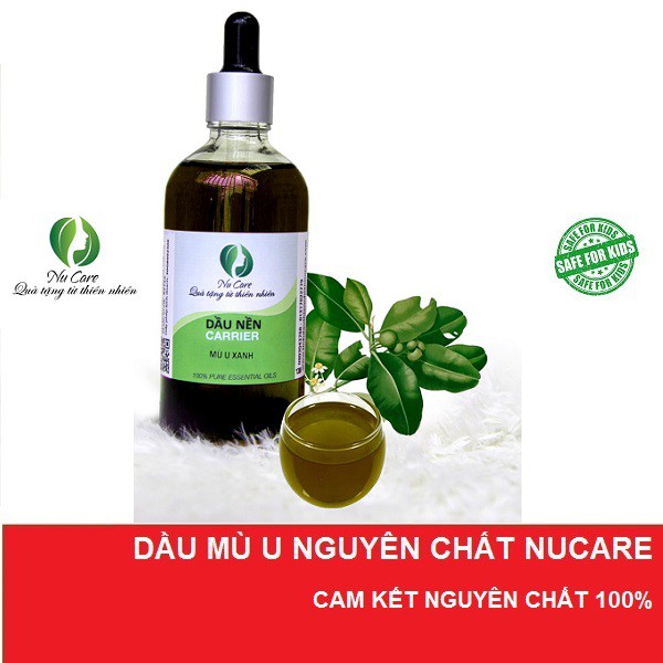 [Mã INCUBACK1416 hoàn 20K xu đơn 50K] Dầu mù u xanh nguyên chất 100ml ( nhà làm)