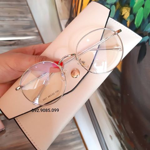 Gọng kính cận kim loại tròn V901 - Kính thời trang 0 độ | BigBuy360 - bigbuy360.vn