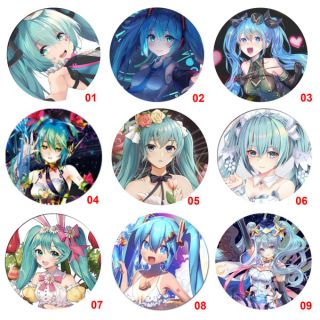 Huy hiệu anime Hatsune Miku