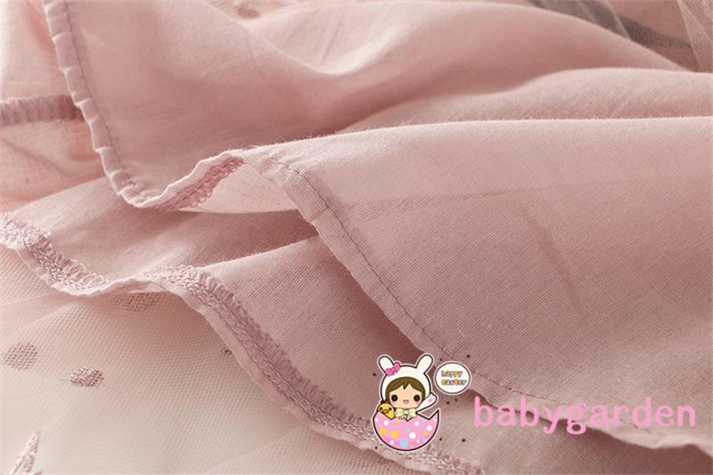 Đầm Sát Nách Ren Hoa Cho Bé Gái