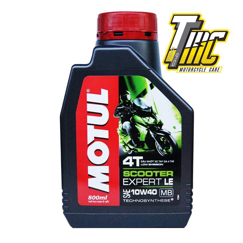 Nhớt MOTUL xe tay ga Scooter Expert LE 10W40 800ml