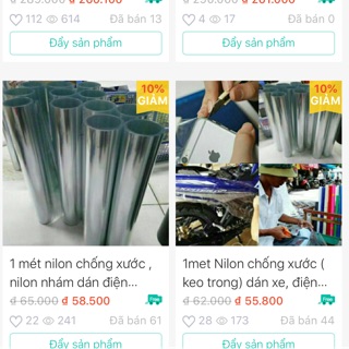 Nilon / keo trong chống xước dán xe, điện thoại,laptop....