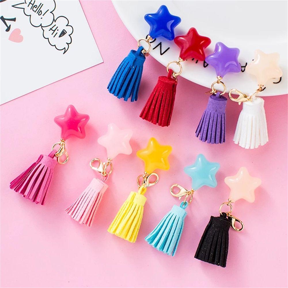 Mmluck Tassle Phụ Kiện Móc Khóa Điện Thoại Trang Trí Nội Thất Xe Hơi Màu Kẹo Thích Hợp Làm Quà Tặng