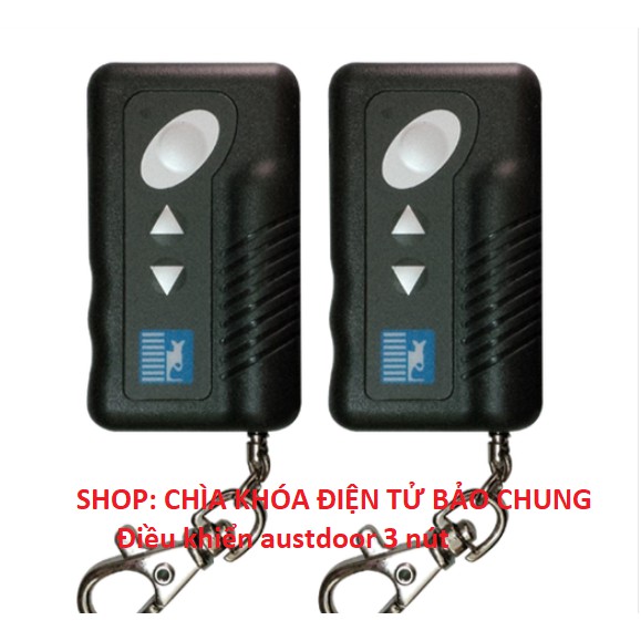 Điều khiển cửa cuốn austdoor 3 nút mã nhảy chính hãng