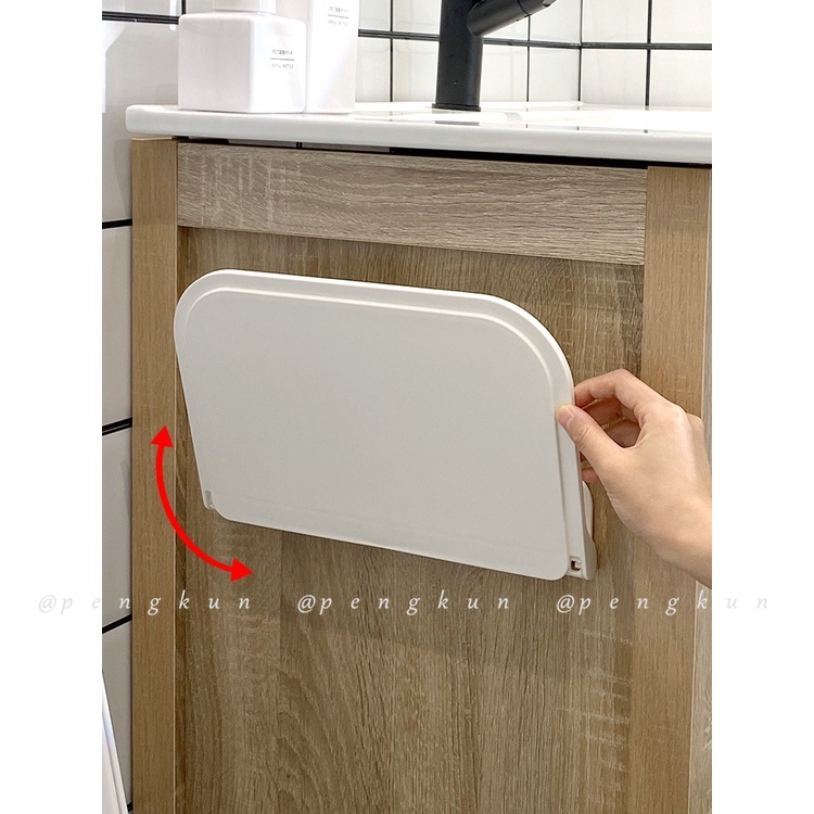 Kệ Đựng Đồ Gắn Tường Có Thể Gập Lại Tiện Dụng Cho Phòng Tắm/Nhà Vệ Sinh