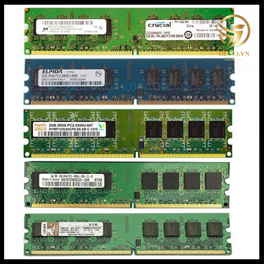 RAM Máy Tính PC Cũ Renew 2G RAM DDR2 - DDR3 Tốc Độ Cao Chính Hãng - OHNO VIỆT NAM