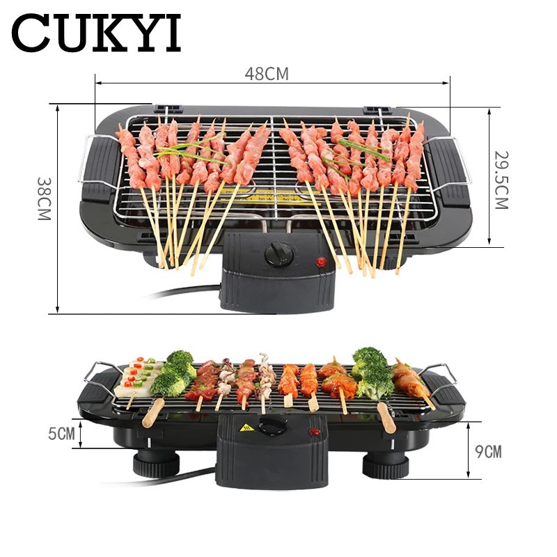 Bếp nướng điện BBQ không khói (kiểu than hoa) tiện dụng