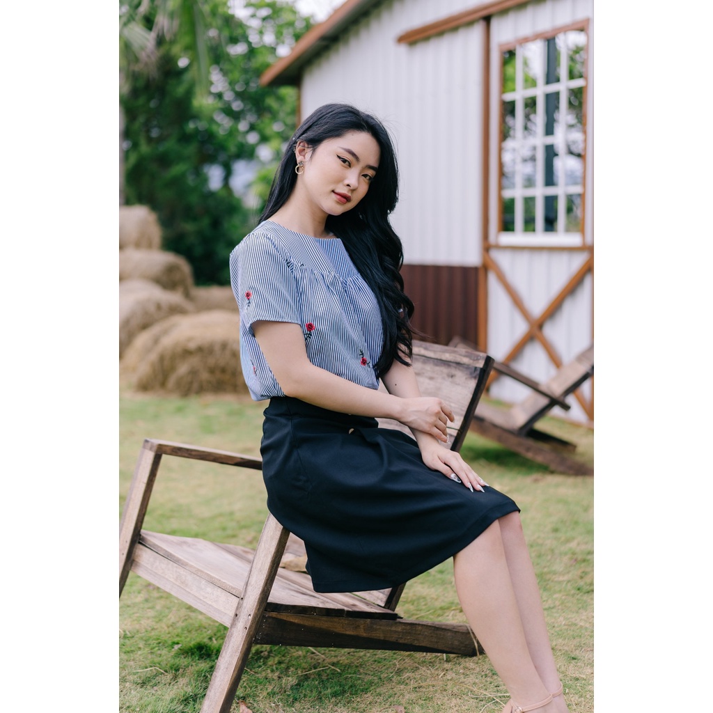 MINX - Áo Rosemary Rounded Blouse