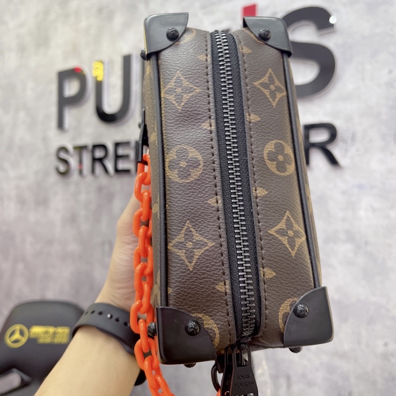 ⚡️ - Túi Đeo Chéo Luon Vuituoi LV Mini Soft Trunk Monogram Brown/Orange Bag, Túi đeo chéo LV