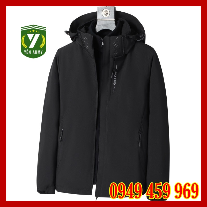Áo Khoác Lính Chống Nước 3 Lớp Cao Cấp - Áo Gió Đôi Nam Nữ Phong Cách Lính - Mã AK268