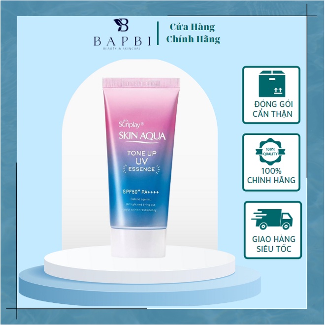 Kem Chống Nắng Skin Aqua Sunplay Skin Aqua Tone Up Uv Milk 50G Chính Hãng (Hàng Nhật)