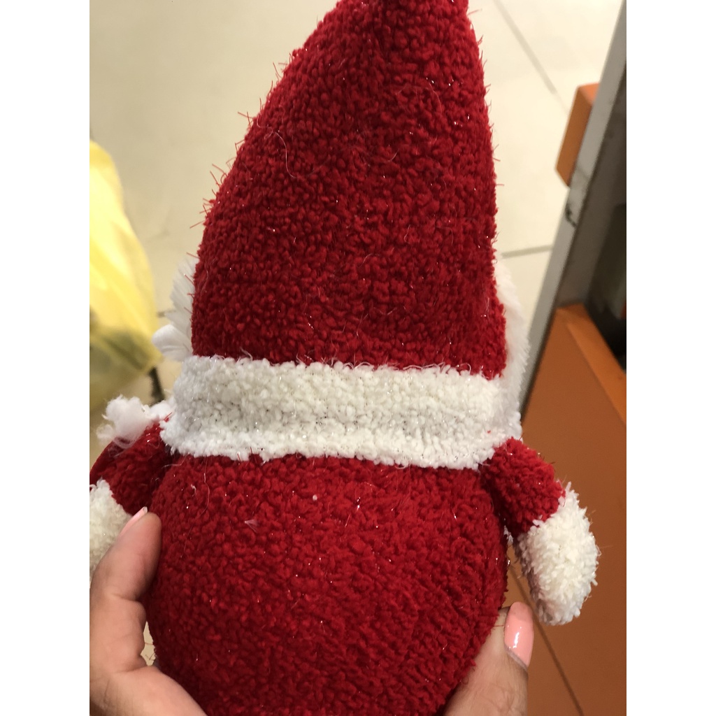 Ông già Noel trang trí Giáng sinh cao 22cm treo cây thông và để bàn