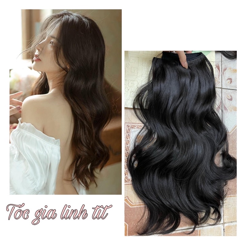 Kẹp 9 phím xoăn sóng to nước tơ hàn cao cấp