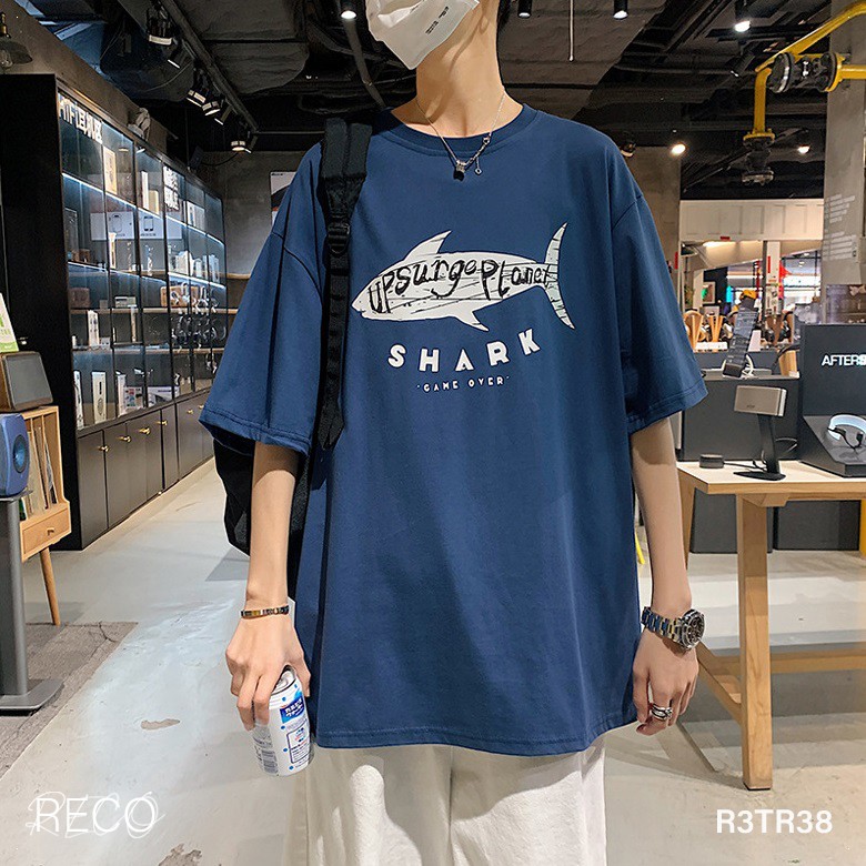 Áo thun, phông nam nữ Hàn Quốc cao cấp dáng rộng tay lỡ T-Shirt Loose R3TS38 Unisex