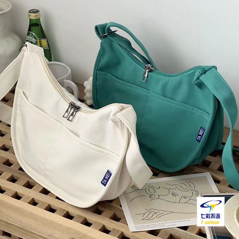 Túi Xách Canvas Thiết Kế Đơn Giản Thời Trang Cho Học Sinh