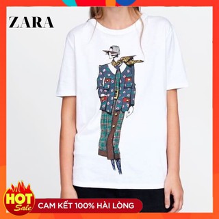Áo phông nữ tay ngắn New Model 🔹Z.A.R.A🔹 Áo thun cao cấp 100% full tem tag