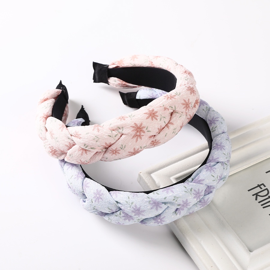 Băng Đô Cài Tóc In Họa Tiết Phong Cách Hàn Quốc Thời Trang Cho Nữ