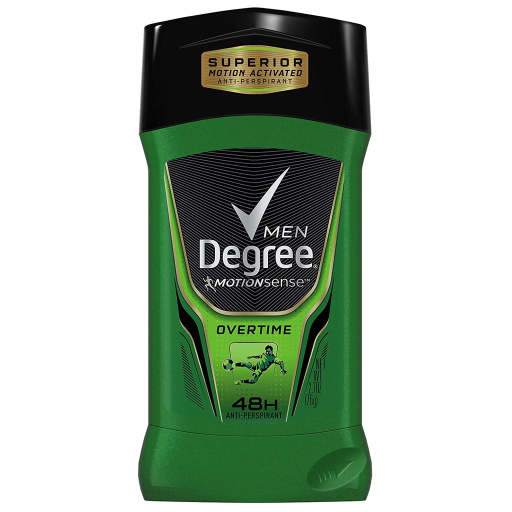 Lăn khử mùi nam dạng sáp Degree Men Advanced Protection Antiperspirant Deodorant Overtime 76g (Mỹ)