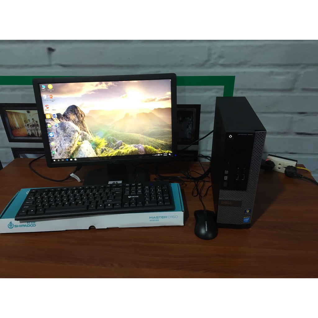 Bộ máy tính Dell 3020 kèm màn hình sử dụng văn phòng làm việc giải trí chơi GAME nhẹ