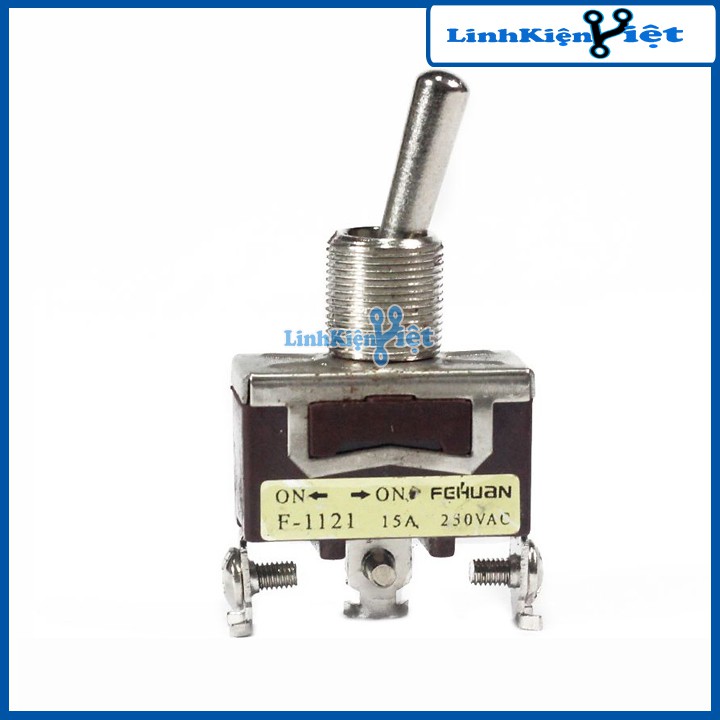 Công Tắc Gạt F-1121 3 Chân 15A (2 Trạng Thái)