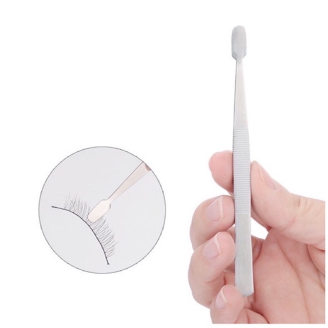 Nhíp gắn mi giả bản cong giúp gắn mi giả dễ dàng