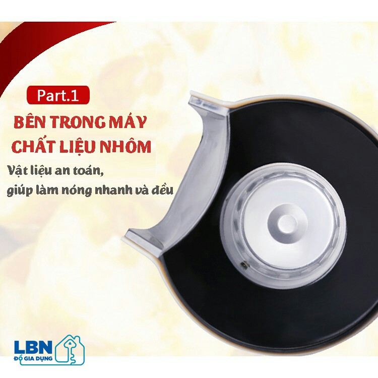 [CÓ SẴN] Máy nổ bỏng ngô tại nhà tiện dụng WingHang YH-B301