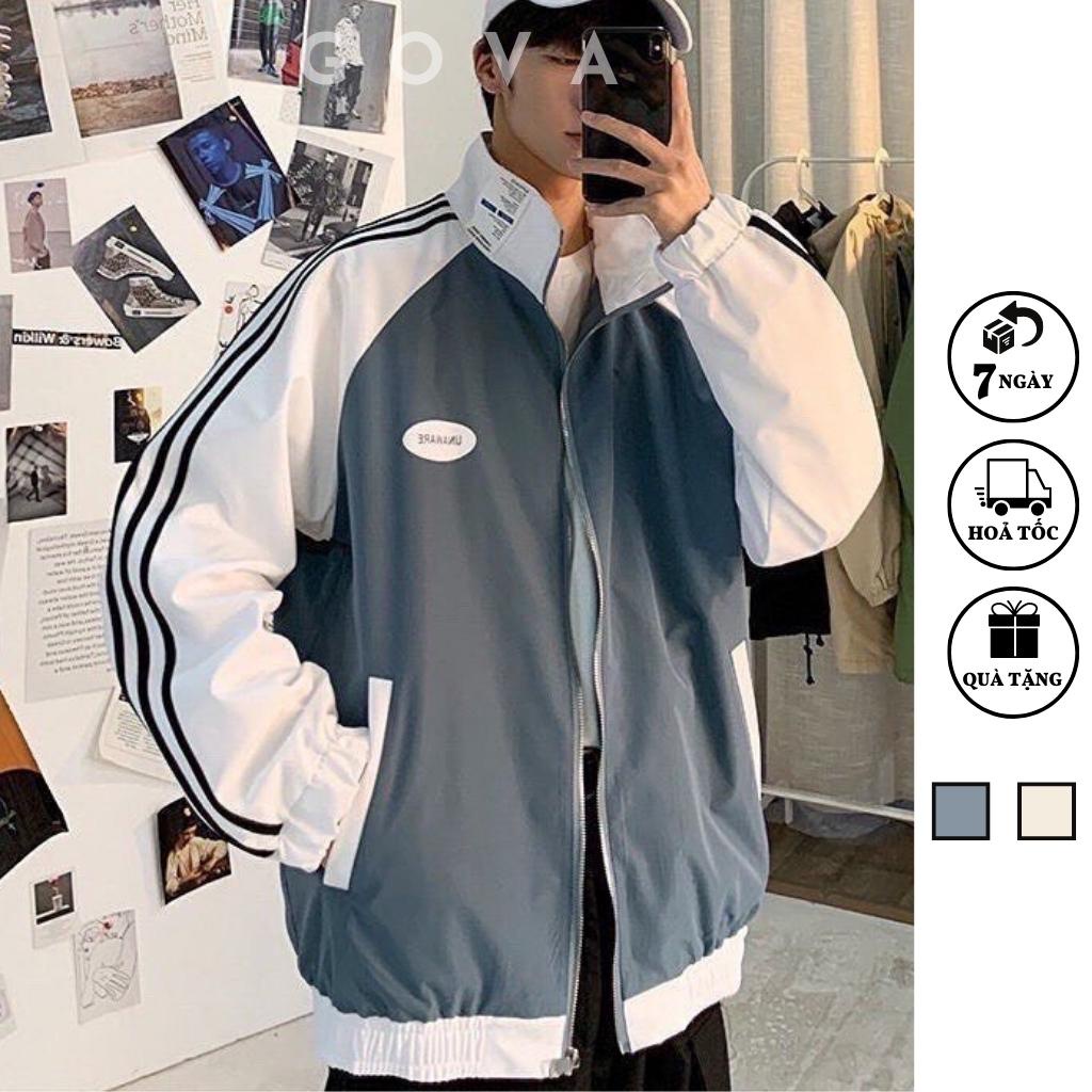 Áo Khoác Dù UNFLUID 2 Lớp Form Rộng Nam Nữ Unisex, Áo Gió Bomber Bóng Chày Chống Nắng Ulzzang GOVA