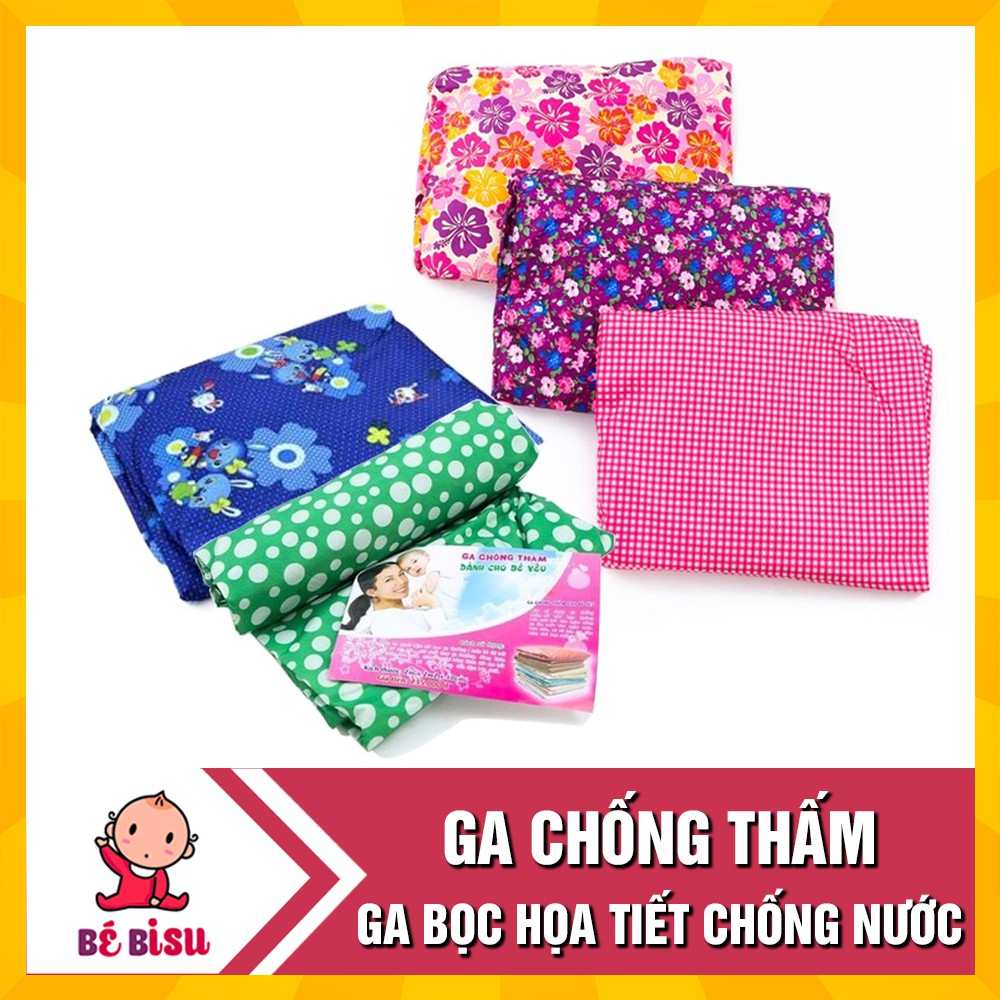 Ga trải giường chống thấm nhiều họa tiết cho đệm cao 10cm