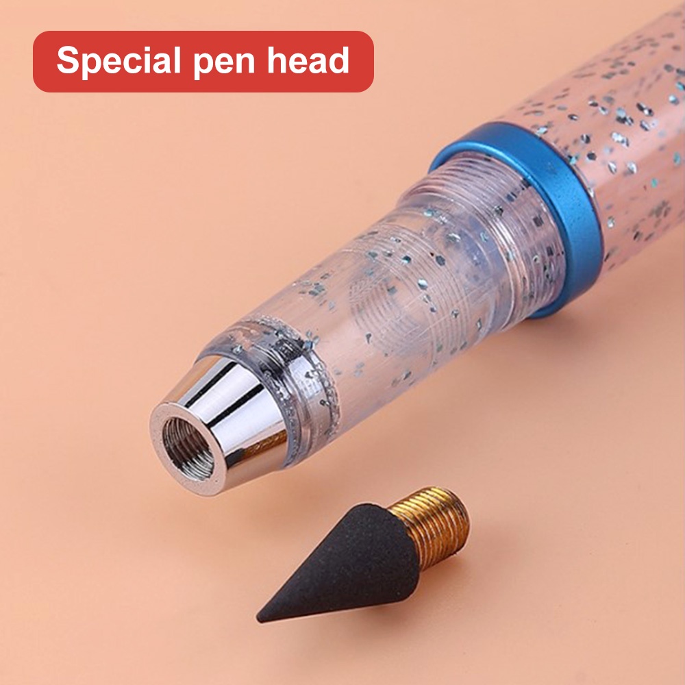 Bút Chì Màu Đen Không Có Mực Vĩnh Viễn Không Cần Mài Được Dùng Viết Chì Hình Hoạt Hình