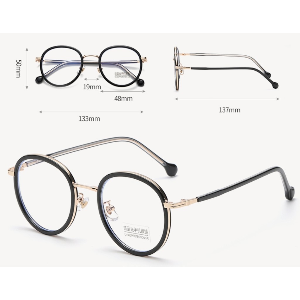 Mắt Kính Thời Trang Phong Cách Retrojz11586 | BigBuy360 - bigbuy360.vn