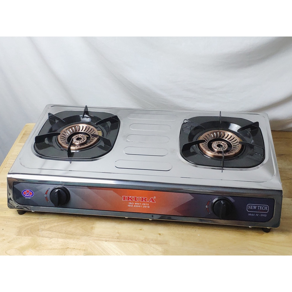 Bếp Đôi Inox Tiết Kiệm 30% Gas - IV 0102