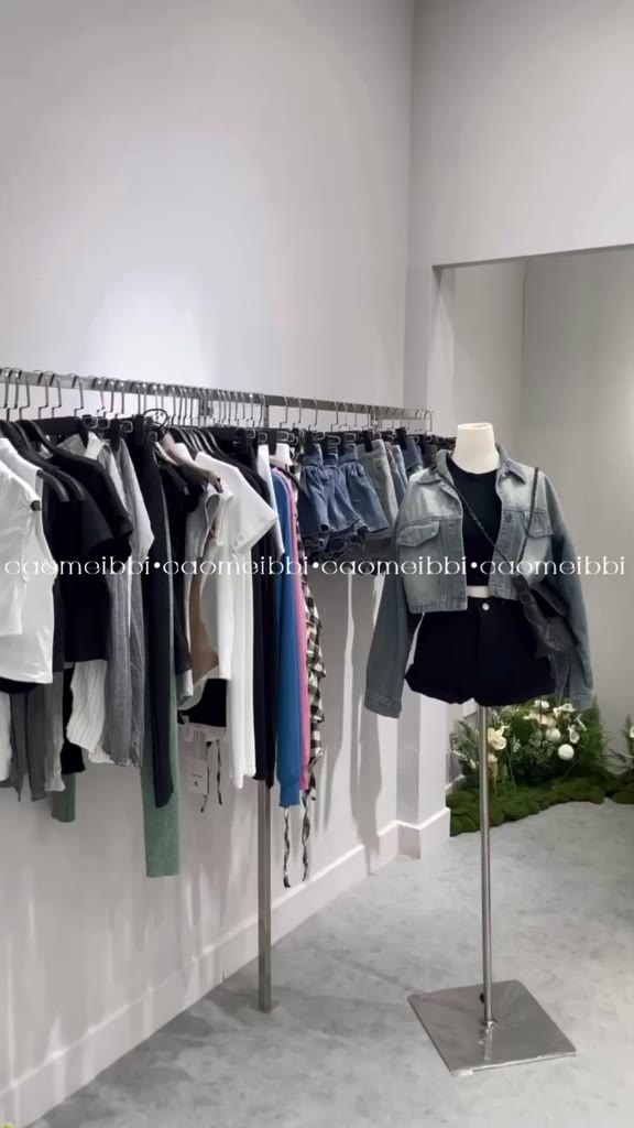 CAOMEIBBI - ÁO KHOÁC JEANS DÁNG NGẮN TAY DÀI. | BigBuy360 - bigbuy360.vn