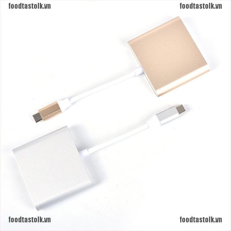 < Hot > 4k Usb 3.1 Hub Type-C Sang Usb 3.0 / Hdmi / Typec Female