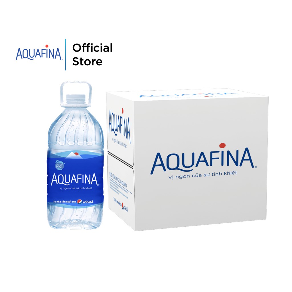 Thùng 4 Chai Nước tinh khiết Aquafina