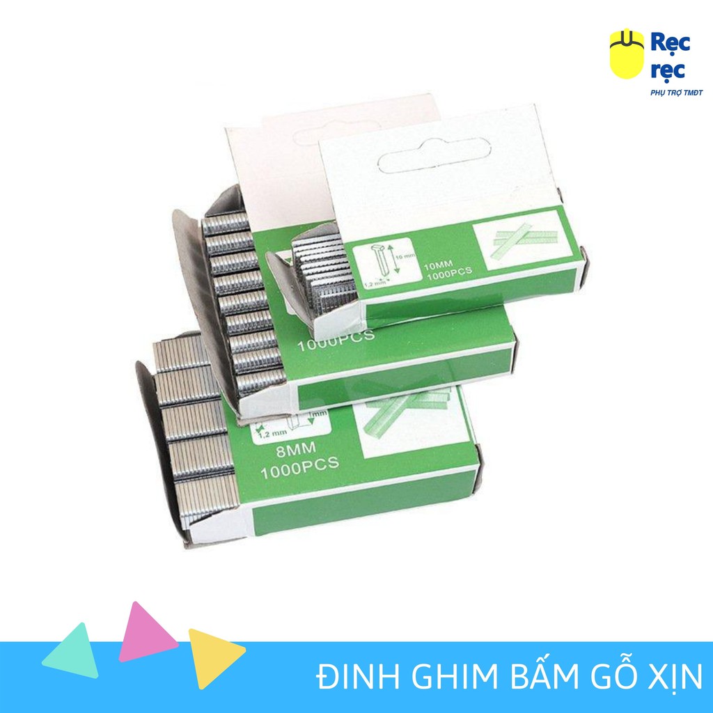 Ghim bấm gỗ chữ U, T 12mm, 8mm