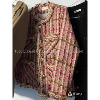 Áo dạ tweed sang chảnh