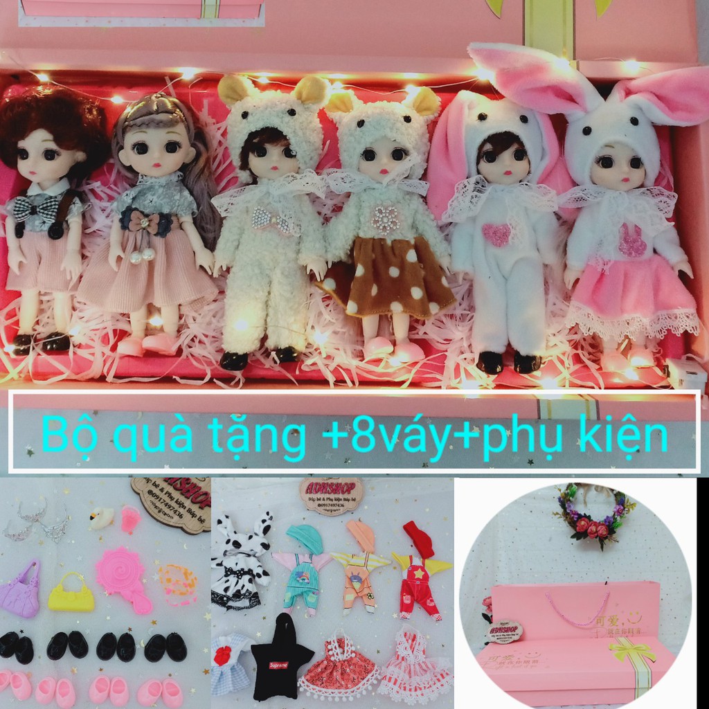 Bộ quà tặng Búp Bê Baboliy 16cm