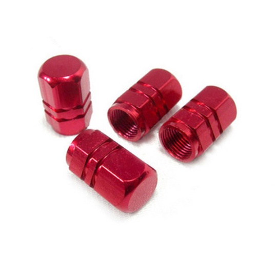 Bộ 04 ốc , nắp chụp trang trí đầu van, vòi bơm hơi bánh xe, lốp xe ô tô, xe máy, xe hơi, xe máy