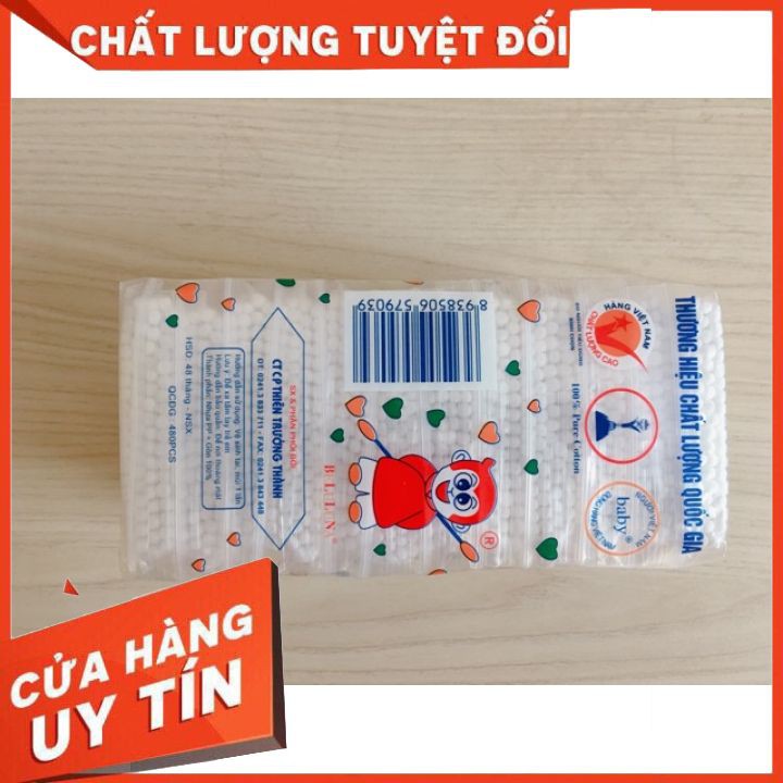 Sỉ 12 gói Tăm bông ngoáy tai cho bé tăm bông Fanni ngoáy tai cho trẻ sơ sinh