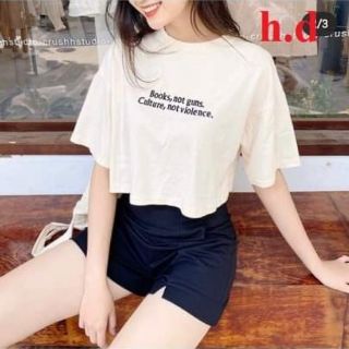 Áo crop top in NOT GUNS