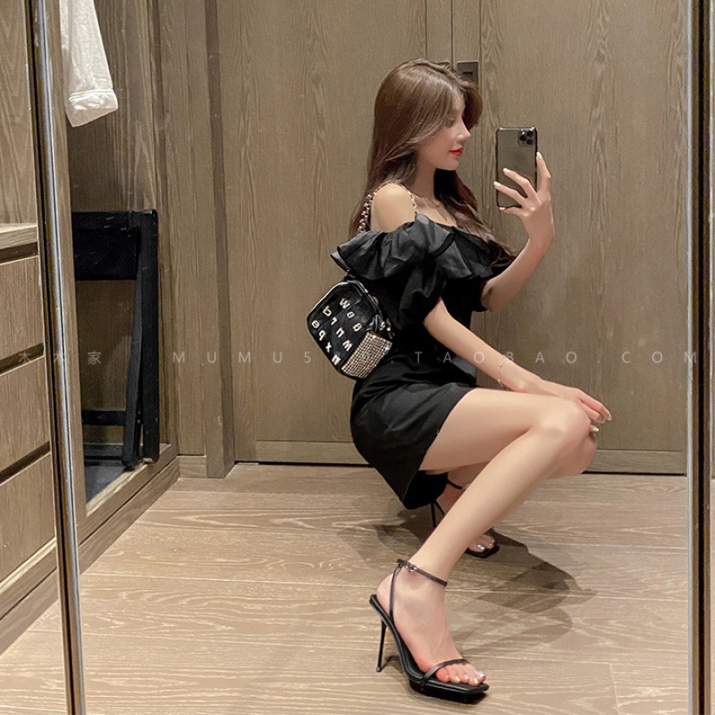 Giày Sandal Cao Gót 9cm Hở Ngón Phối Khóa Cài Phong Cách Âu Mỹ Thời Trang Mùa Hè Cho Nữ