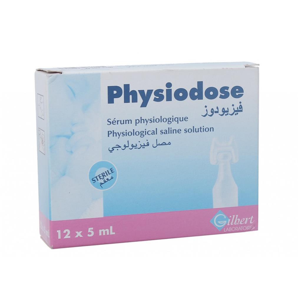 Nước muối biển Physiodose - Dùng cho trẻ sơ sinh