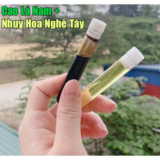 Combo Cao lá nam handmade và serum saffron handmade, ống 5ml